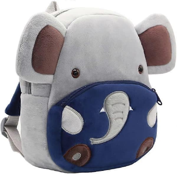 Söt djurtecknad ryggsäck (elefant)