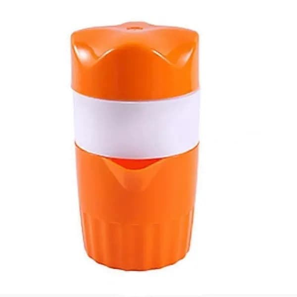 Bærbar manuel juicer, 300 ml, orange, ABS