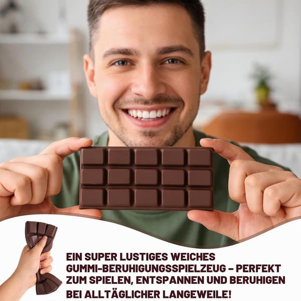 Langsomt stigende chokoladebar Squishy Legetøj, Kaffe