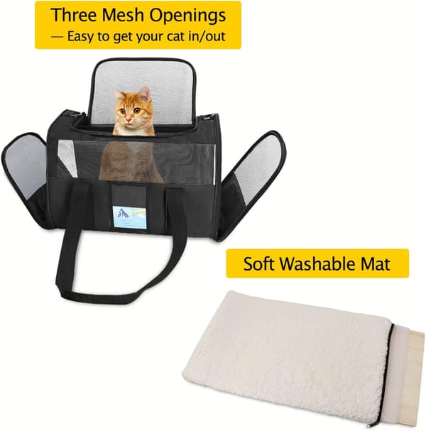 Katteflybur, velegnet til små hunde, mellemstore katte