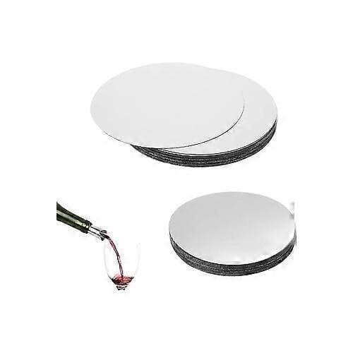 Vakuumprop til vinflaske, rustfrit stål, sort, 3,2 x 3,9 cm