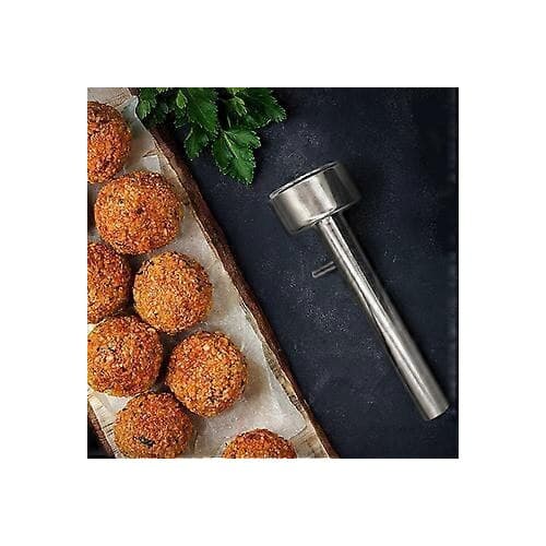 Falafel-ske i rustfrit stål, professionel, 2 stk., 15x5cm