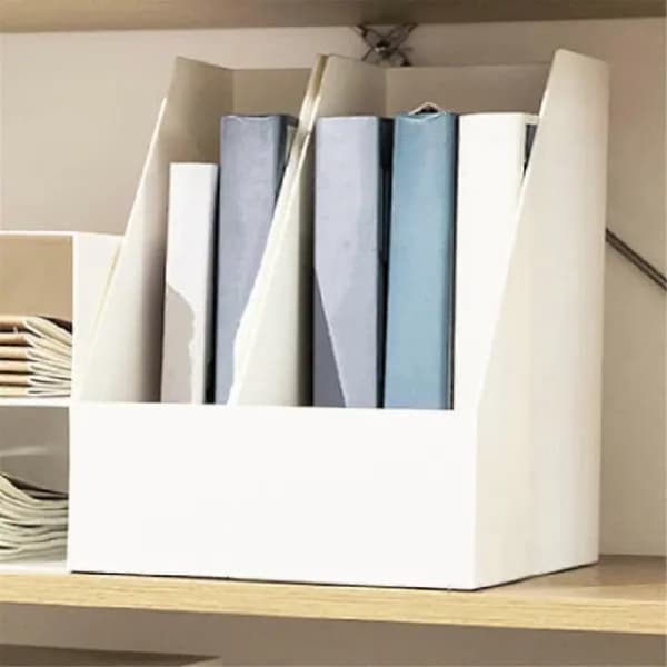 Multifunktionell förvaringslåda, plast, vit, 28x10x31,5 cm
