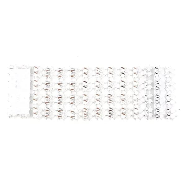 Set med 50 servettringar, 13x4cm, guld silver, strass