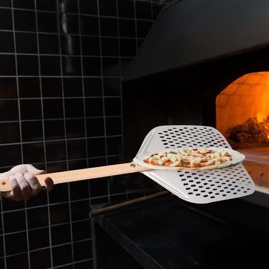 Pizzaspade - Rektangulär - Anodiserad aluminium - Professionell