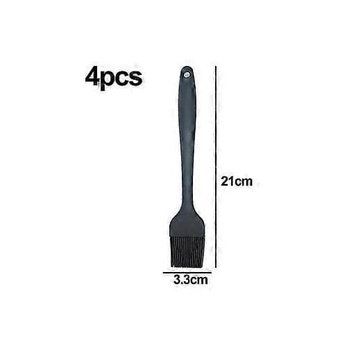 Silikonefedtpensel, sort, 23 cm