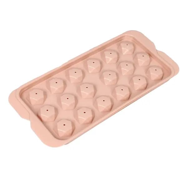 Isbitsform 18 fack, rosa, 18x1cm