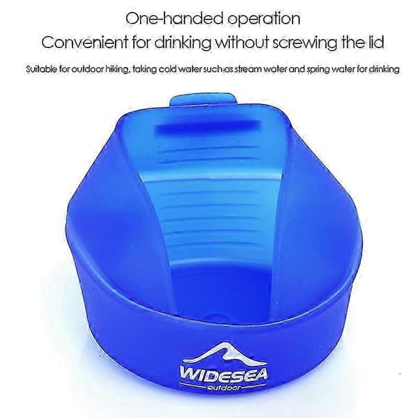 Camping 250 ml TPE Sammenfoldelig Kop Udendørs Lommeservice Vandring