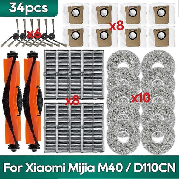 Til Xiaomi Mijia M40 Tilbehør Hovedbørste Reservedele