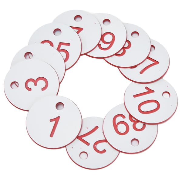 Mehiläispesän numeroidut etiketit, rei'illä