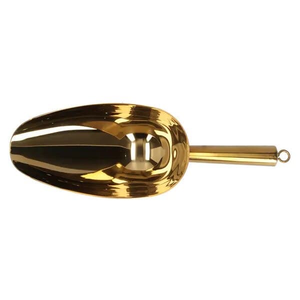 Isske i rustfrit stål, ergonomisk design, spejlfinish, 20x7cm