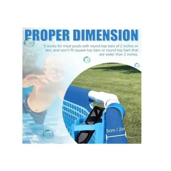Varme- og slagfast ABS pool drikkeholder