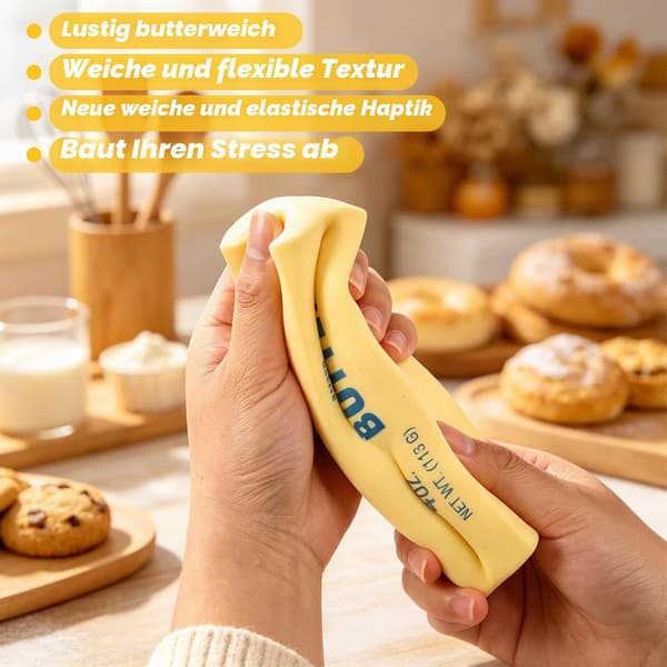 Smör Squishy Långsamt Resande, 4-pack