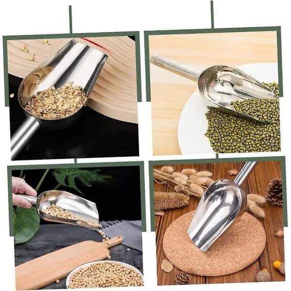 Isvafler i rustfrit stål, ergonomisk, 15 cm