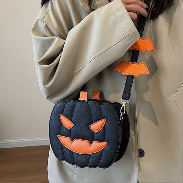 Halloween-slikpose med justerbar rem til børn og kvinder B