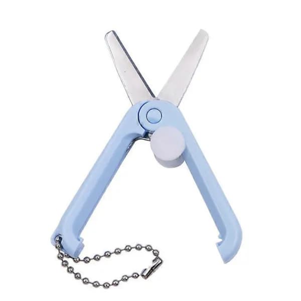 Mini foldesaks blå 2 stk kompakt 12cm