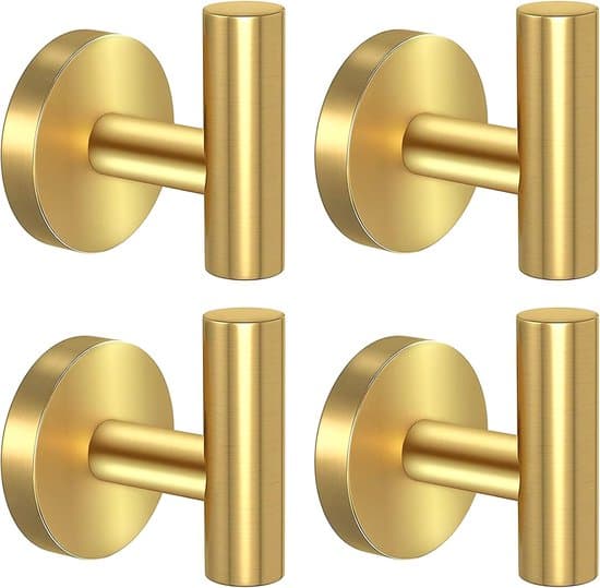 Koukut - 4 kpl - Ripustuskoukut - Koukut - Naulakoukku - Ruostumaton teräs - Avainkoukku - Imukuppikoukku - Koukut - Pyyheteline - Seinäkoukku - Seinäkoukku -