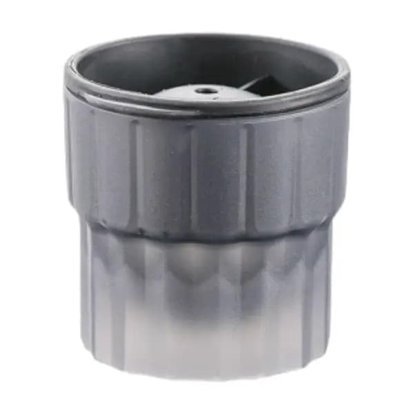Rund isbitsform 2,5 tum med svart lock 7x7x6cm