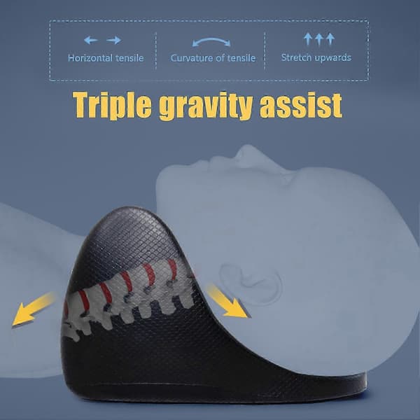 Cervikal kudde Ergonomisk Bekväm Multi-effekt Sovande Nacksträckarkudde