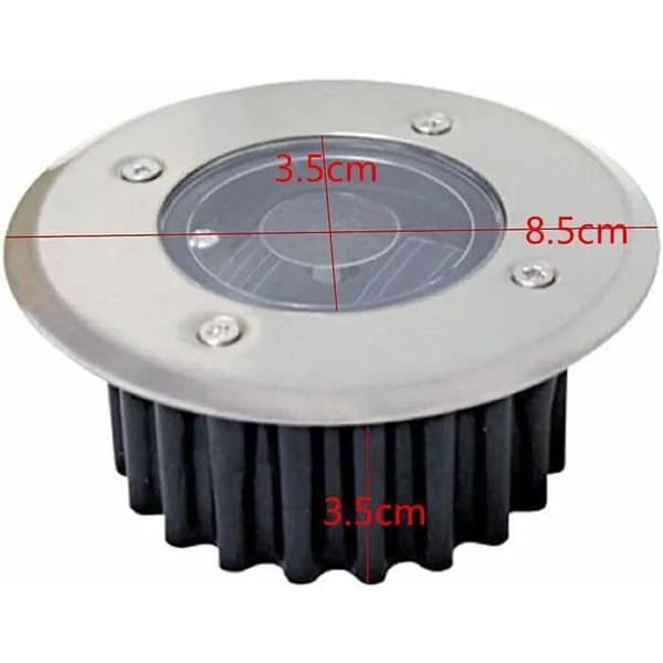Solcellsdriven utomhuslampa set 10 st IP65 vit