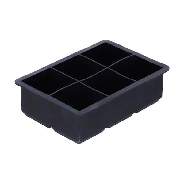 Isbakke, silikone, sort, 16,5x11,5x4,9cm