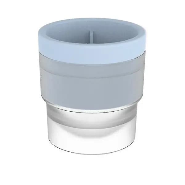 Sfärisk isform i silikon, 2 st, blå, diameter 6 cm