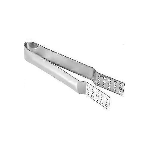 Tesil i rostfritt stål, perforerad, silver, 13,5 x 4 cm, 1 st.