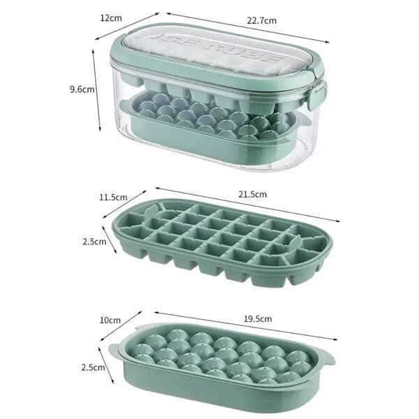 Isbitsform, plast, 3x3x3 cm, set