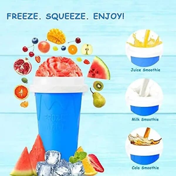 Slush ice-mugg, magisk, transparent, 450 ml