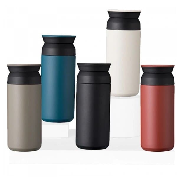 Termokrus 350ml, rustfrit stål, isoleret, khaki