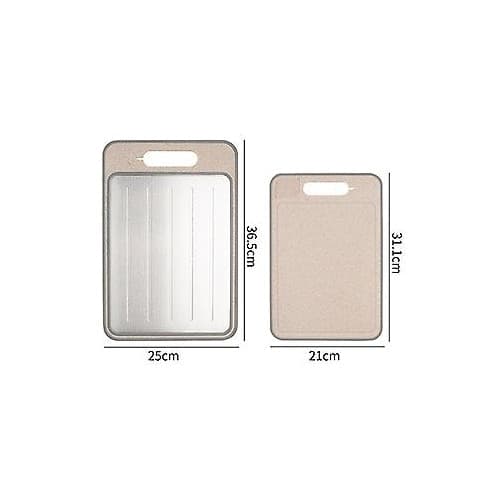 Multifunktionell dubbelsidig hackare, 31,1x21cm, khaki
