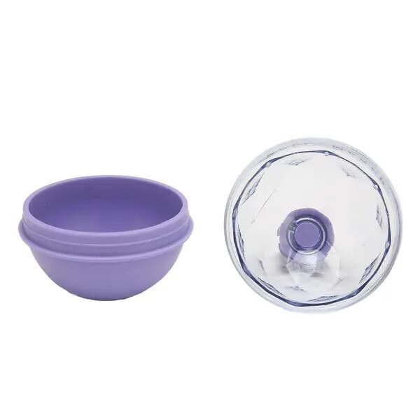 Rund isbitsform, TPE- och AS-material, lila, 1x1x1cm