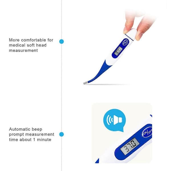 Digitalt termometer til oral og armhulebrug
