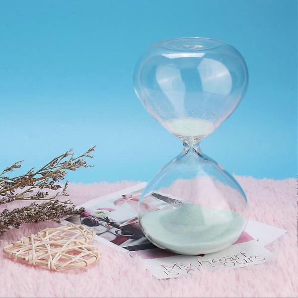 15-minutters cylinderformet timeglas Sandur