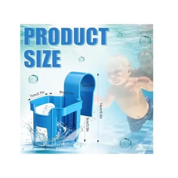Varme- og slagfast ABS pool drikkeholder