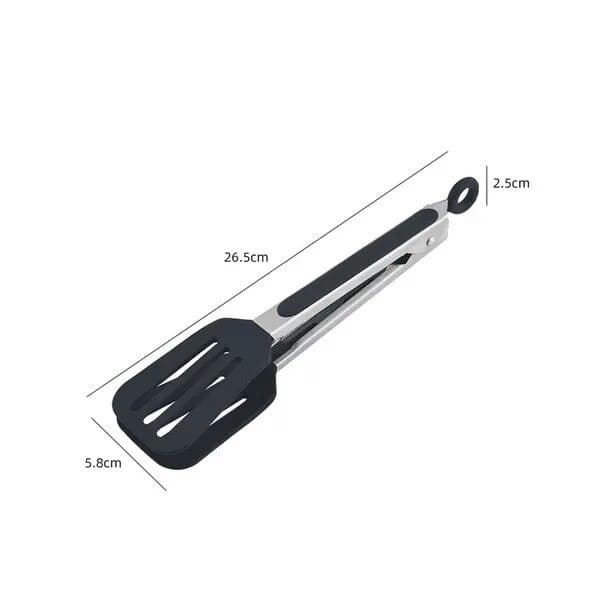 Køkkentang, 26,5 cm, rustfrit stål, silikone, blå