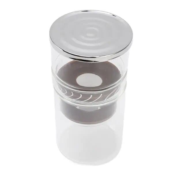 Kaffe- och teinfuser 300 ml borosilikatglas hastighetskontroll transparent