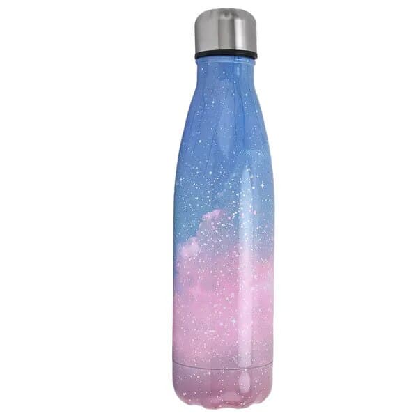 Termovandflaske, rustfrit stål, pink, 500 ml
