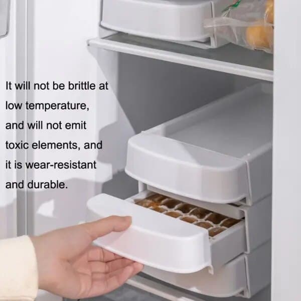 Set med 2 isbitsformar i plast, 28x17x6cm, transparent