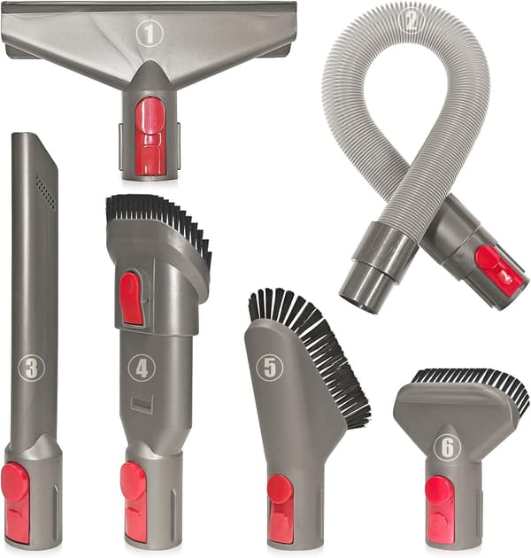 Tilbehørssæt kompatibelt med Dyson V7, V8, V10