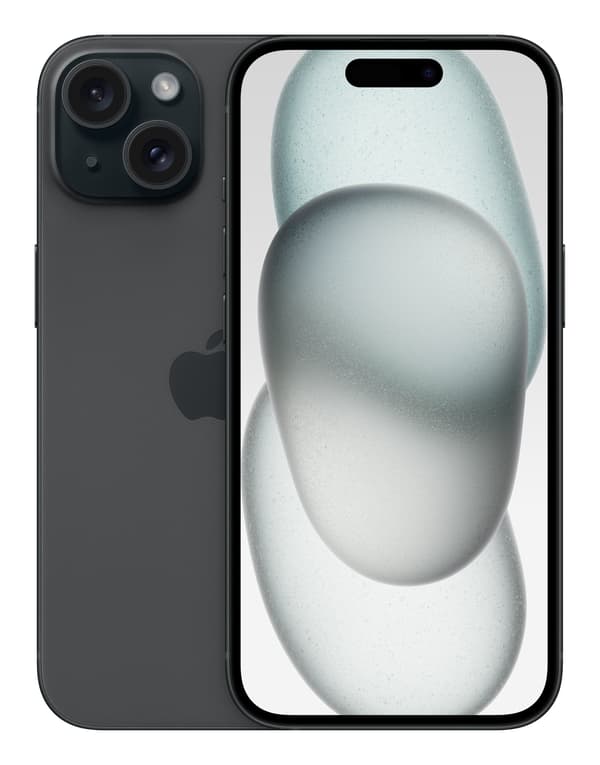 Apple iPhone 15 256GB Svart