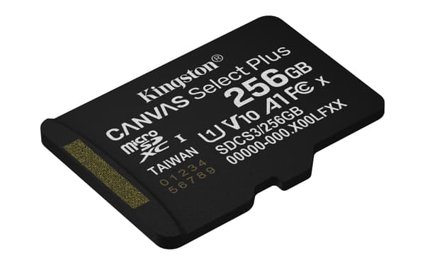 Kingston Canvas Select Plus microSDXC 256GB + SD adapter