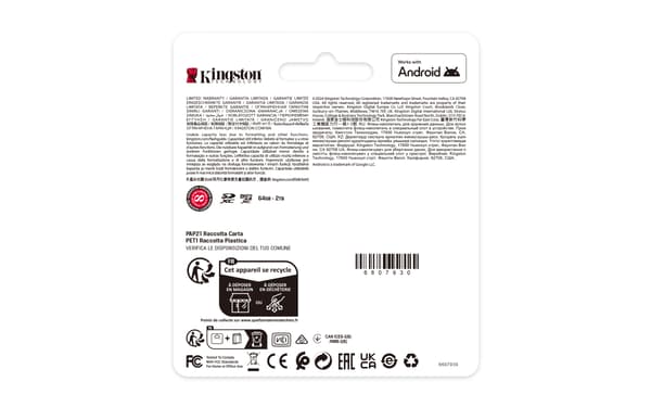 Kingston Canvas Select Plus microSDXC 256GB + SD adapter