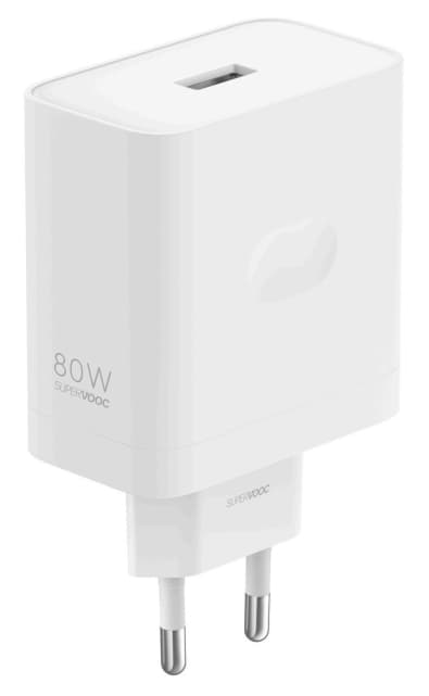 OPPO SuperVOOC USB-A Laddare 80W Vit