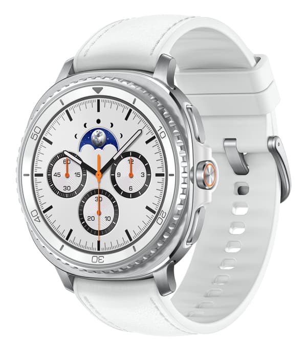 Samsung Galaxy Watch 8 Classic Silver (Vit Rem)