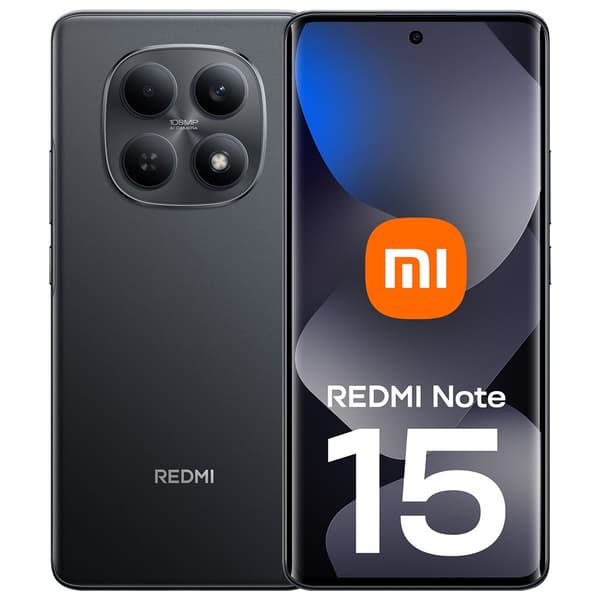 Xiaomi Redmi Note 15 8GB/256GB Svart