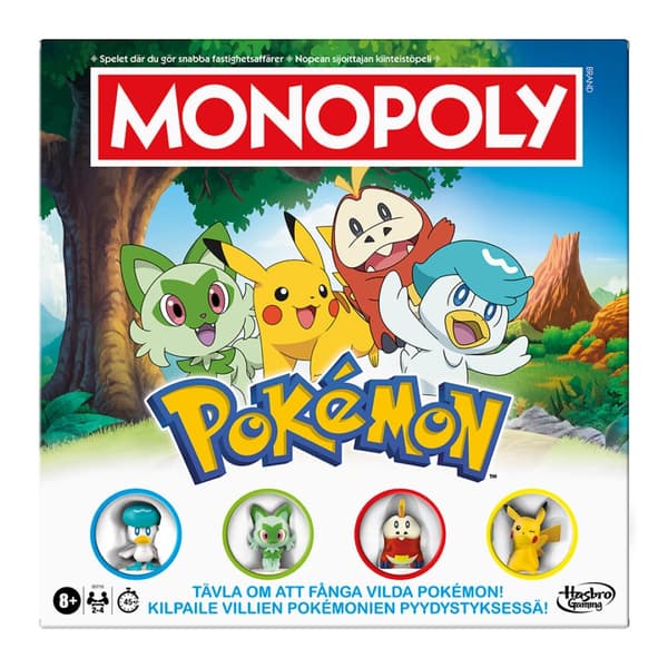Monopoly Pokémon (SE/FI) – Hasbro