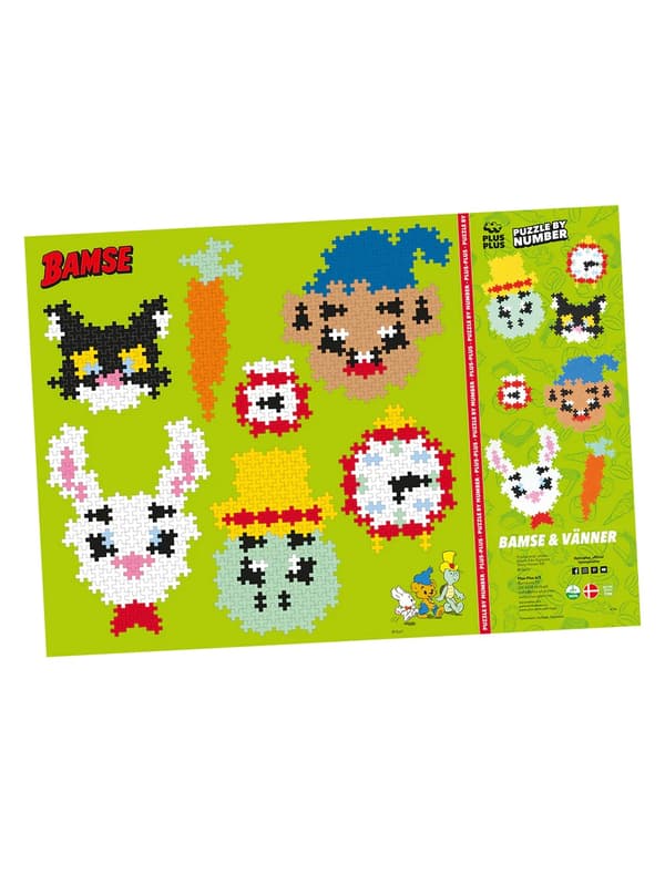 Plus-Plus Bamse & Venner 600 stk