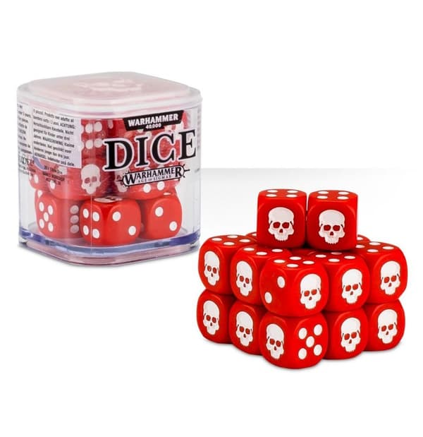 Warhammer 40k Citadel 12mm Dice Set