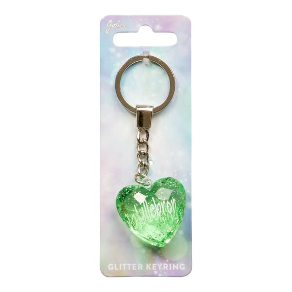 Nøglering Glitter Hjerte Lillebror